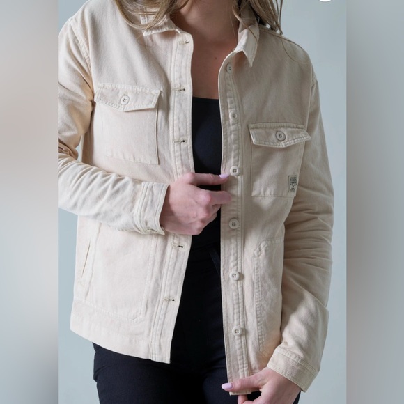 White Sun Ranch Kimes Ranch | Jackets & Coats | Kimes Ranch Offwhite Cloverleaf Shirt ...